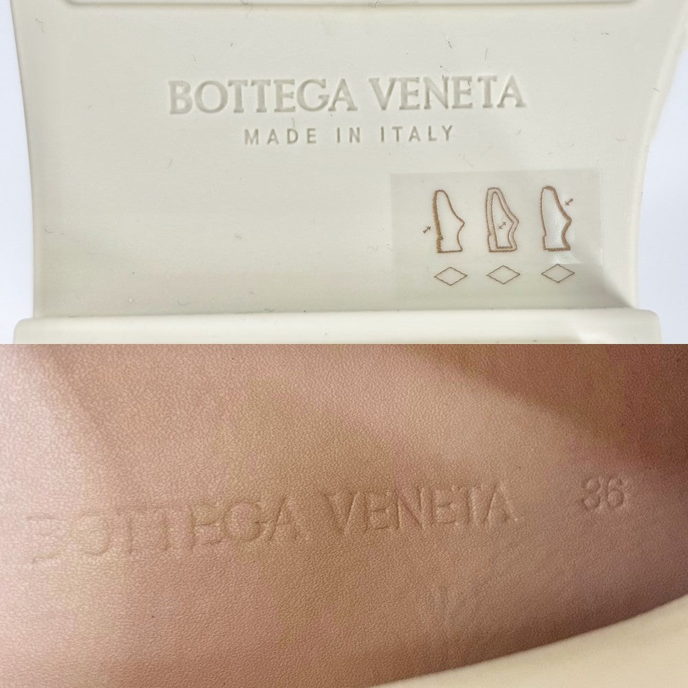 BOTTEGAVENETA ボッテガヴェネタ ブーツ ファイヤーマン アンクルブーツ アンクルブーツ ファッションアイテム 靴 サイズ36 ラバー アイボリー レディース【中古品】