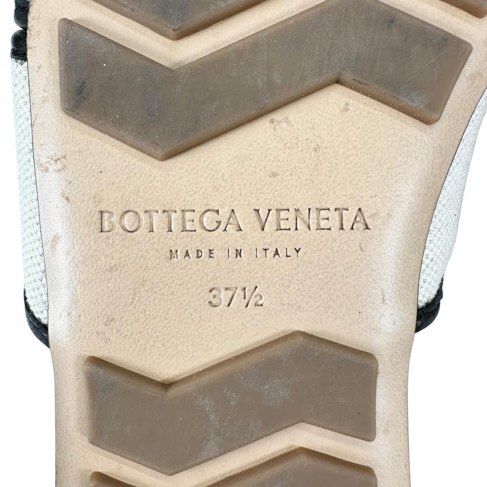 BOTTEGAVENETA ボッテガヴェネタ サンダル パッチフラットミュール スクエアトゥ アイボリー レディース 約1490g【中古品】