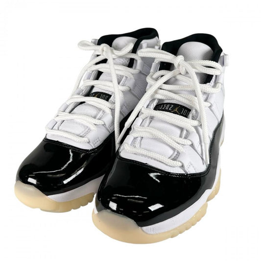 NIKE ナイキ 靴 エアジョーダン11 Retro Gratitude 26CM レザー ゴム ブラック 黒 ホワイト 白 メンズ 約1420g【中古品】