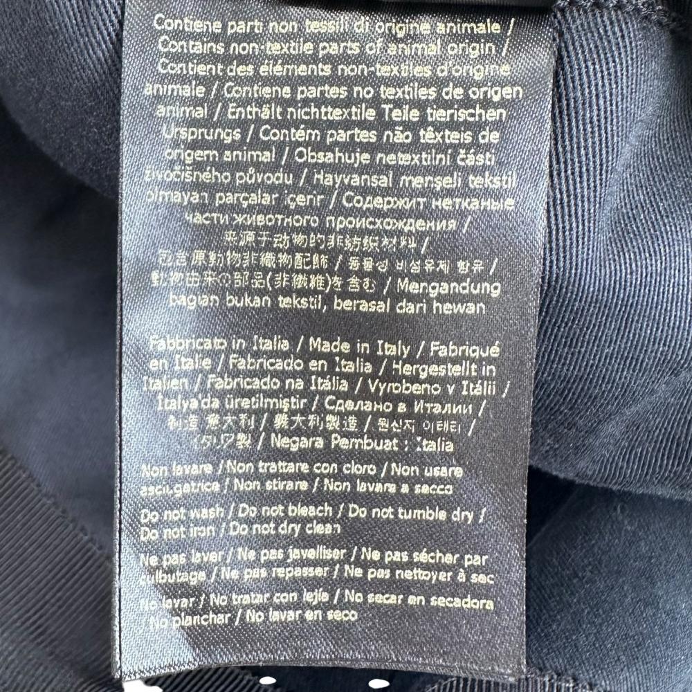 FENDI フェンディ キャップ FFジャガードファブリック ベースボールキャップ FXQ768 グレー シルバー金具 メンズ 約95g【中古品】