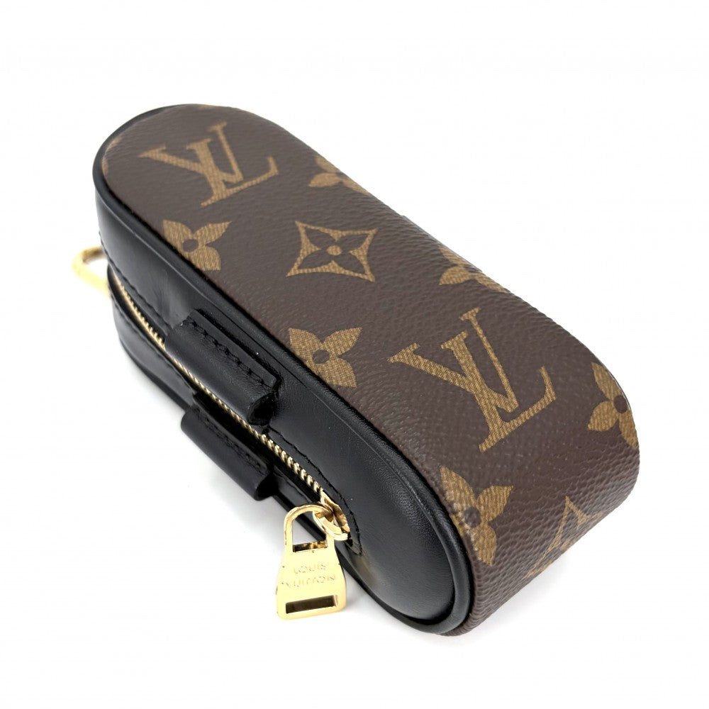 LOUIS VUITTON ルイヴィトン 雑貨 モノグラムマカサー セットゴルフ・アンドリュース ゴルフ用品 ゴルフボール ゴルフセット 小物 GI0826 ブラック 黒 ブラウン 茶 シルバー金具 ユニセックス【中古品】