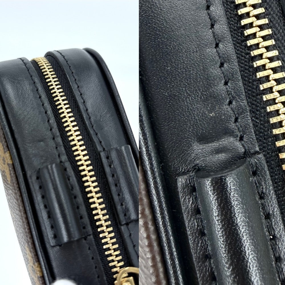 LOUIS VUITTON ルイヴィトン 雑貨 モノグラムマカサー セットゴルフ・アンドリュース ゴルフ用品 ゴルフボール ゴルフセット 小物 GI0826 ブラック 黒 ブラウン 茶 シルバー金具 ユニセックス【中古品】