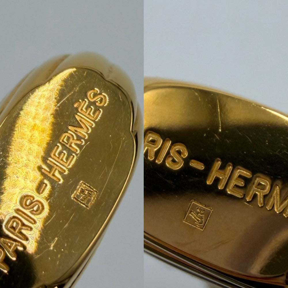 HERMES エルメス キーホルダー パリの空気 ヨット　船 カデナ チャーム メンズ レディース ゴールド ユニセックス 約24.0g【中古品】