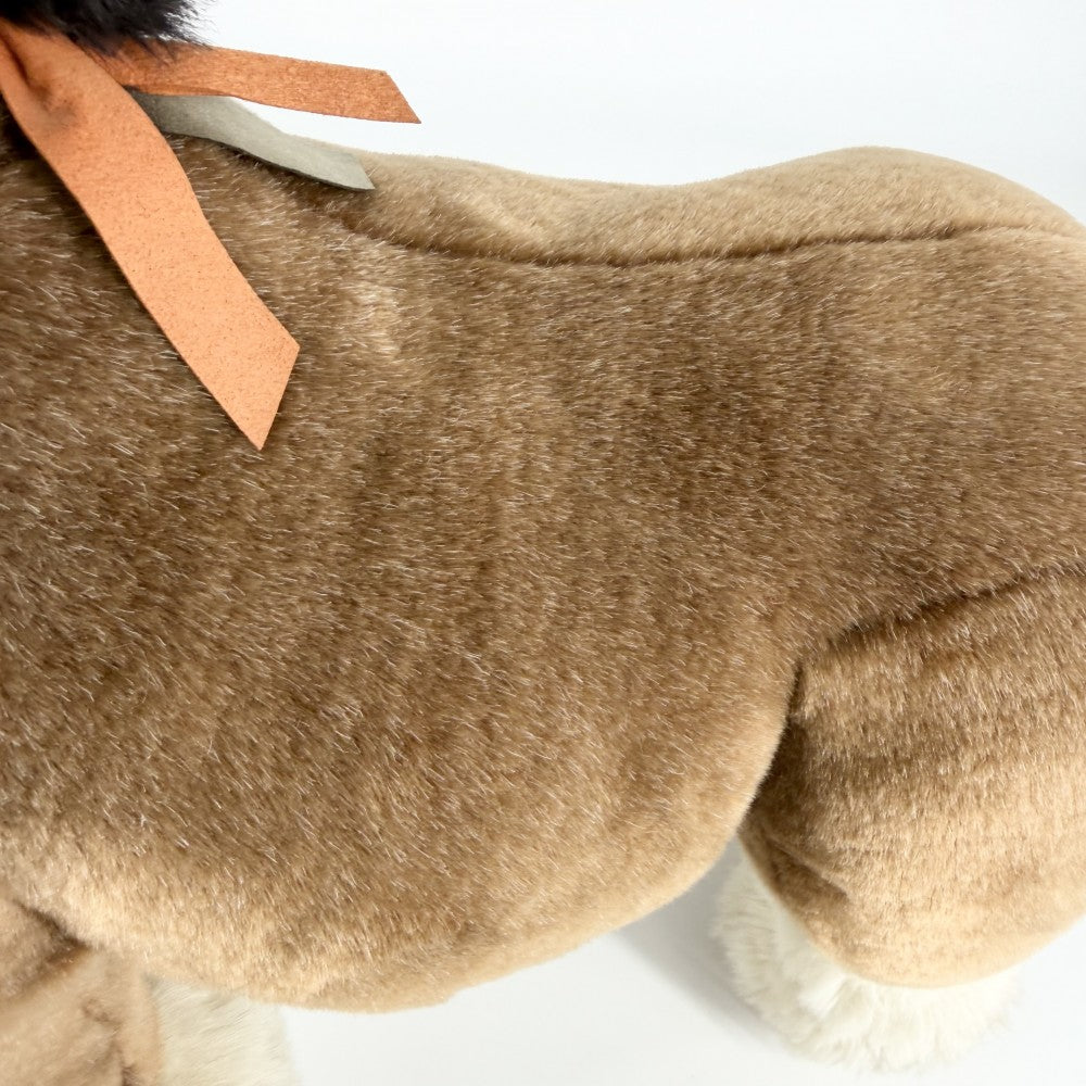 HERMES エルメス 雑貨 エルミー 馬 ぬいぐるみ インテリア ベビー アクリル ポリエステル ブラウン 茶 ホワイト 白 キッズ【中古品】