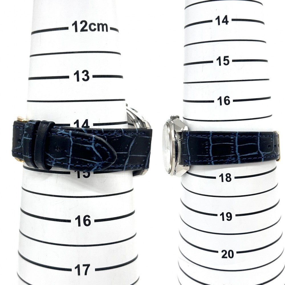 SEIKO セイコー 腕時計 キングセイコー ハイビート クロノメーター AT ホワイト文字盤 SS 5625-7040 自動巻き ステンレススチール ホワイト 白 ネイビー 紺 メンズ【中古品】