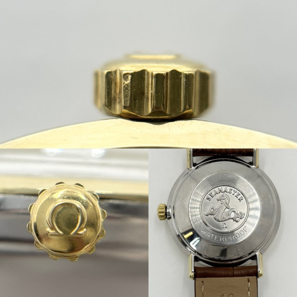 OMEGA オメガ 腕時計 シーマスターデ・ヴィル デビル cal.562 AT シルバー文字盤 166.020 自動巻き ステンレススチール メンズ【中古品】
