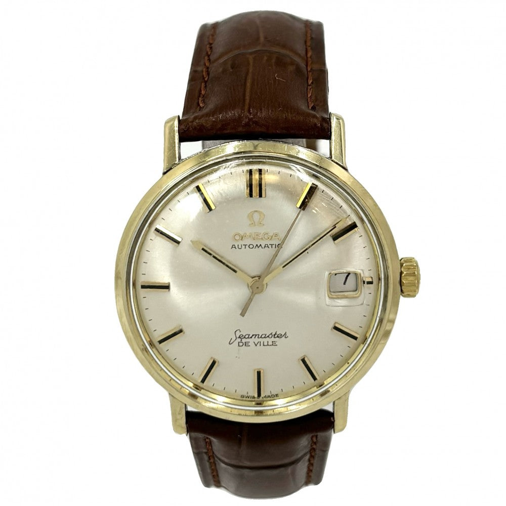 OMEGA オメガ 腕時計 シーマスターデ・ヴィル デビル cal.562 AT シルバー文字盤 166.020 自動巻き ステンレススチール メンズ【中古品】