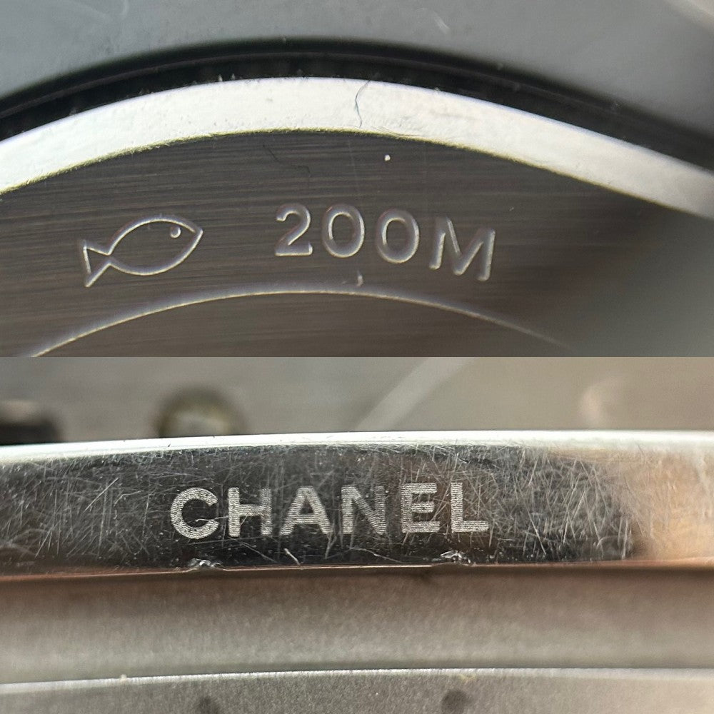 【開店SALE】 CHANEL シャネル 腕時計 J12 アンタイトル 黒文字盤 AT H5581 自動巻き セラミック ブラック 黒 メンズ【中古品】