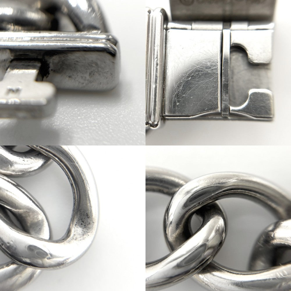 【開店SALE】 CHANEL シャネル 腕時計 チェーン プルミエールM ウォッチ 黒文字盤 H0452-M クオーツ ステンレススチール シルバー レディース【中古品】