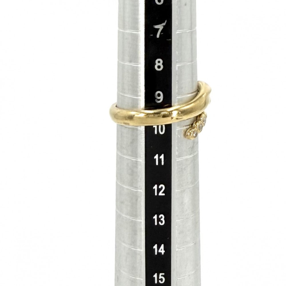 TIFFANY&Co. ティファニー 指輪 リング スネーク ジュエリー アクセサリー Au750 18金YG エルサペレッティ K18イエローゴールド ダイヤモンド 約9.5号 レディース 約4.3g【中古品】