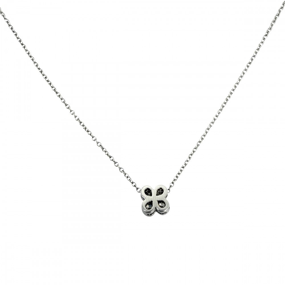 TIFFANY&Co. ティファニー ネックレス ベゼルセット アクセサリー ジュエリー Pt950プラチナ ダイヤモンド レディース 約3.4g【中古品】
