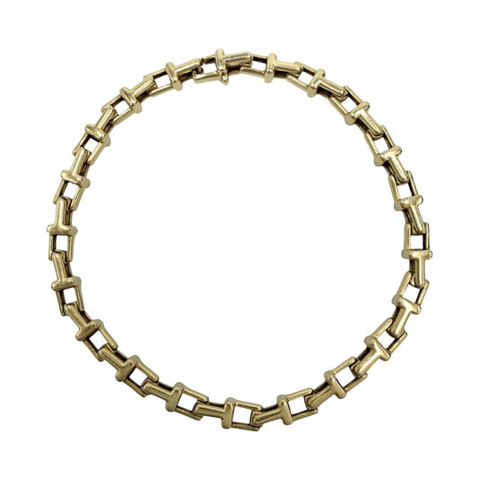 TIFFANY&Co. ティファニー ブレスレット Tナロー チェーン ジュエリー アクセサリー 18金YG Au750 K18イエローゴールド レディース 約12.8g【中古品】