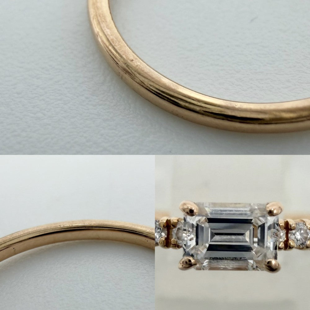 CARTIER カルティエ 指輪 エタンセル ドゥ カルティエ ソリテールリング ジュエリー アクセサリー 50サイズ Au750 18金PG K18ピンクゴールド ダイヤモンド 約10号 レディース 約1.2g【中古品】