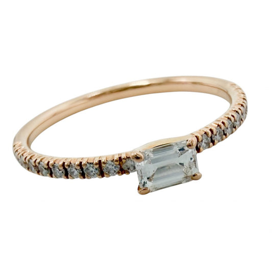 CARTIER カルティエ 指輪 エタンセル ドゥ カルティエ ソリテールリング ジュエリー アクセサリー 50サイズ Au750 18金PG K18ピンクゴールド ダイヤモンド 約10号 レディース 約1.2g【中古品】