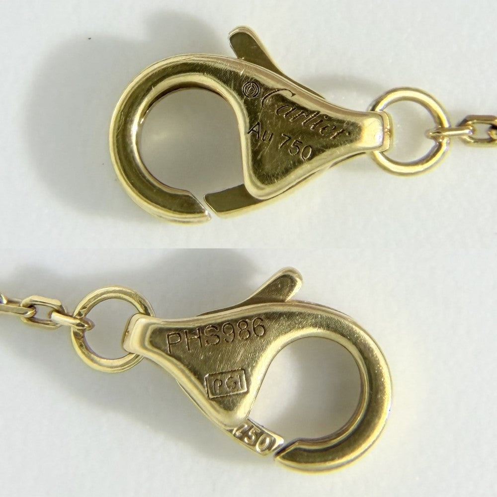 CARTIER カルティエ ブレスレット ダムール XS 一粒ダイヤ ジュエリー アクセサリー Au750 18金YG K18イエローゴールド ダイヤモンド レディース 約1.4g【中古品】