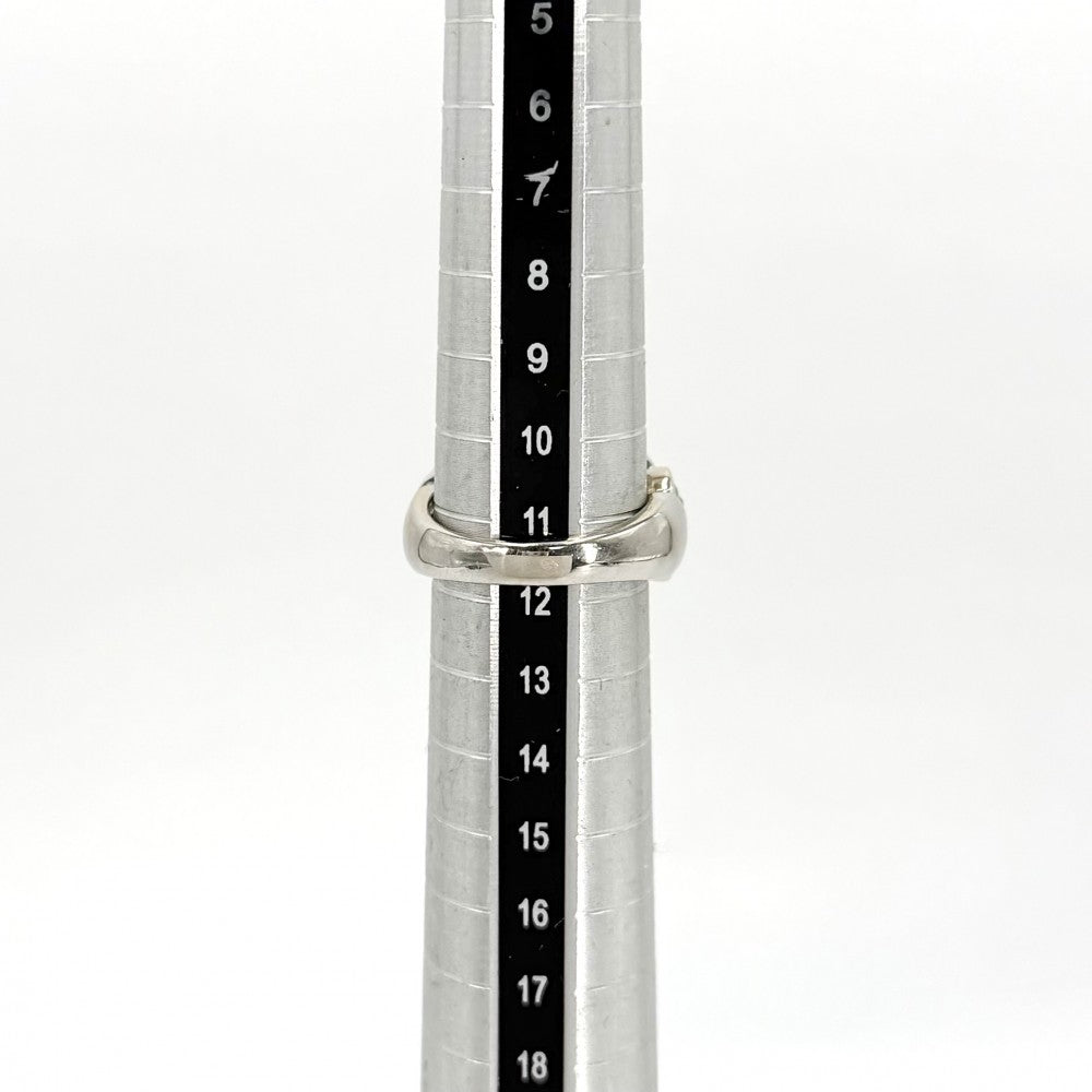 Boucheron ブシュロン 指輪 ロック クリスタル ジュエリー アクセサリー Au750 K18WG K18ホワイトゴールド クオーツ 約11.5号 レディース 約8.1g【中古品】