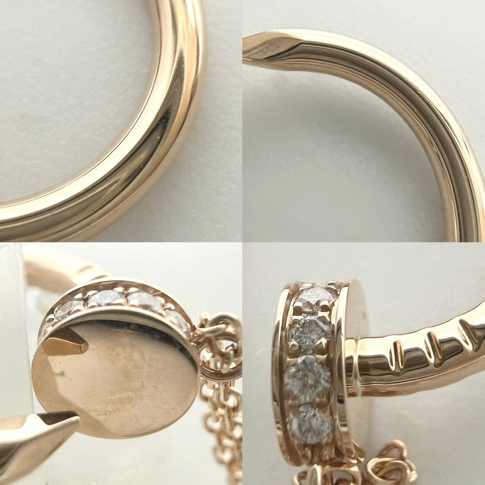 CARTIER カルティエ ネックレス ジュストアンクル ペンダント ジュエリー 釘 18金PG Au750 アクセサリー K18ピンクゴールド ダイヤモンド0.38ct B7224894 レディース 約5.4g【中古品】