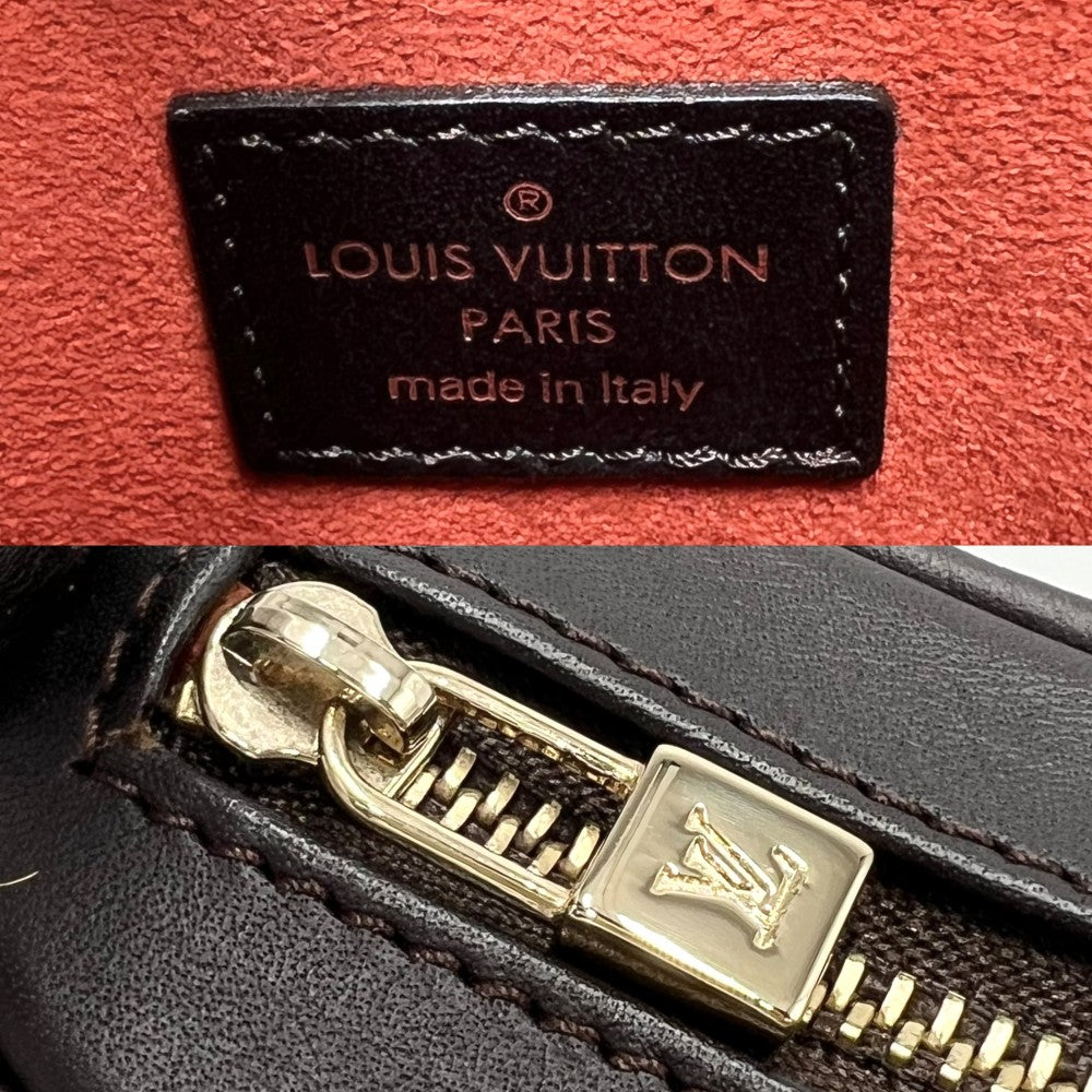 LOUIS VUITTON ルイヴィトン ハンドバッグ ダミエソバージュ タイガー ミニバッグ M92132 ハラコ レザー ブラウン 茶 ゴールド金具 レディース【中古品】