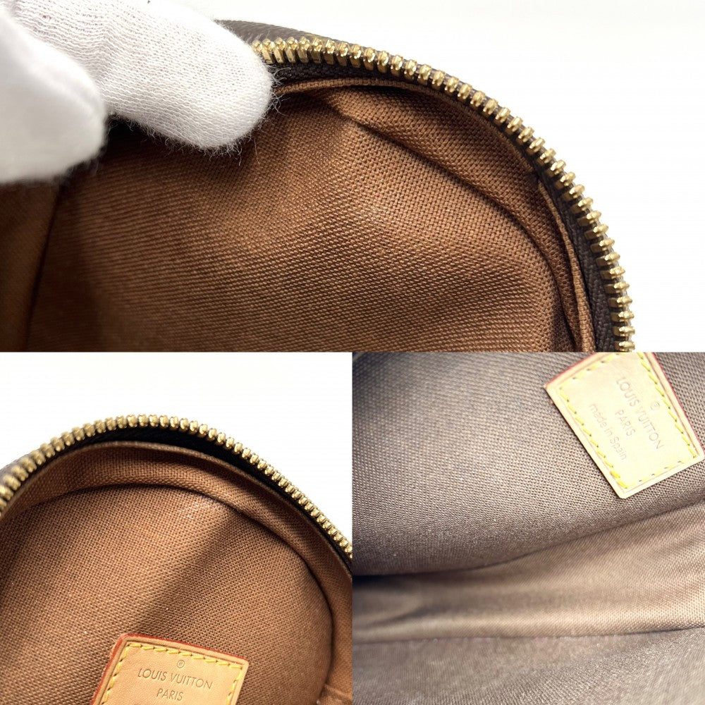 LOUIS VUITTON ルイヴィトン ボディバッグ ポシェットガンジュ ウエストバッグ M51870 モノグラムキャンバス ブラウン 茶 ゴールド金具 レディース【中古品】