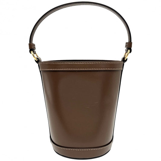 GUCCI グッチ 2WAY GGスプリーム バケットバッグ ハンドバッグ ショルダーバッグ 巾着 760201 レザー キャンバス ブラウン 茶 ベージュ ゴールド金具 レディース【中古品】