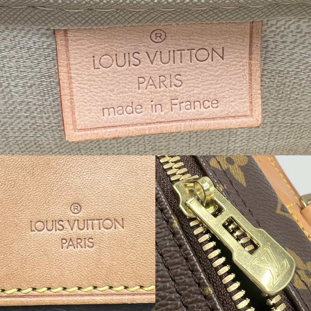 LOUIS VUITTON ルイヴィトン ハンドバッグ ドーヴィル ミニボストンバッグ ボーリングバッグ 鞄 かばん M47270 モノグラムキャンバス ブラウン 茶 ゴールド金具 レディース【中古品】