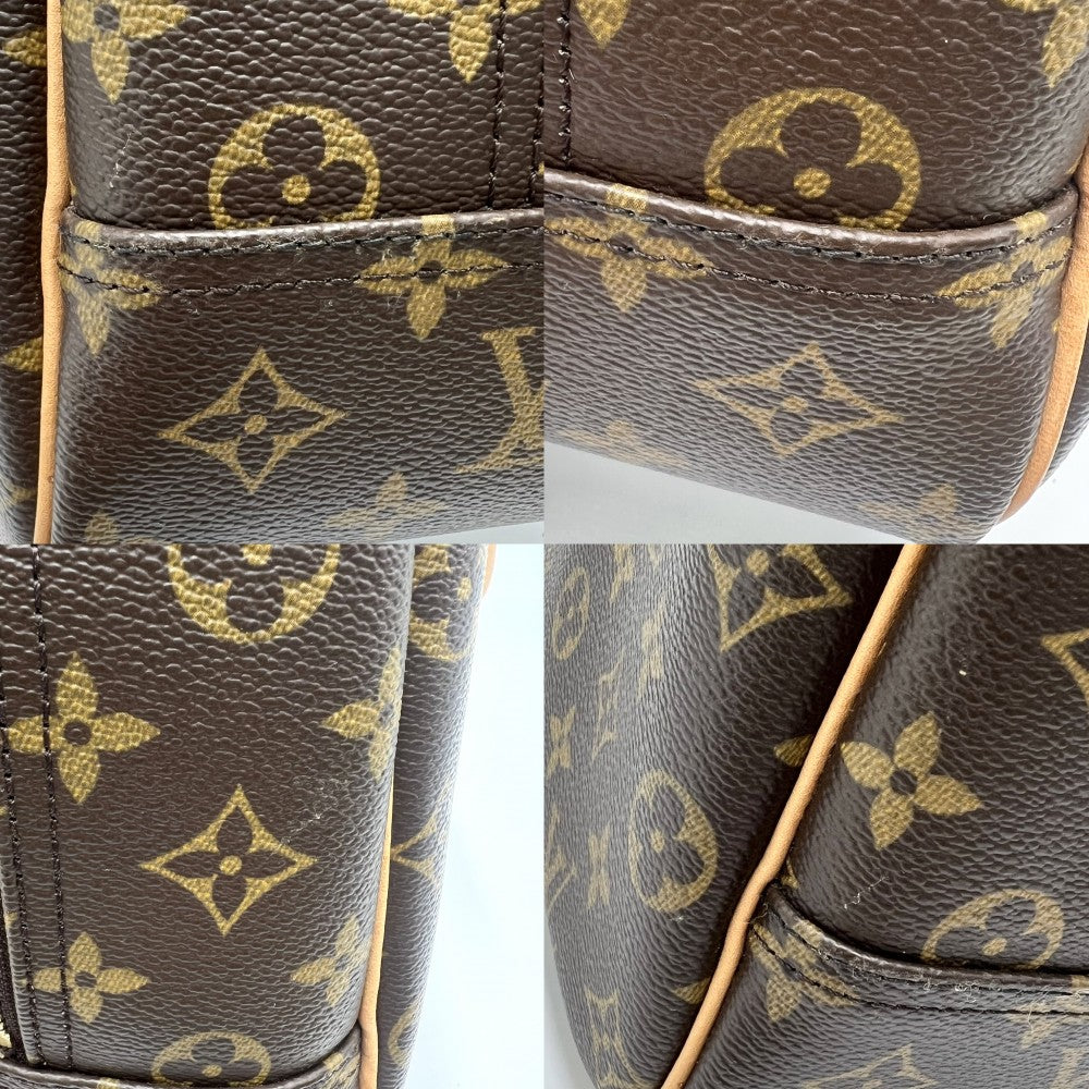 LOUIS VUITTON ルイヴィトン ハンドバッグ ドーヴィル ミニボストンバッグ ボーリングバッグ 鞄 かばん M47270 モノグラムキャンバス ブラウン 茶 ゴールド金具 レディース【中古品】