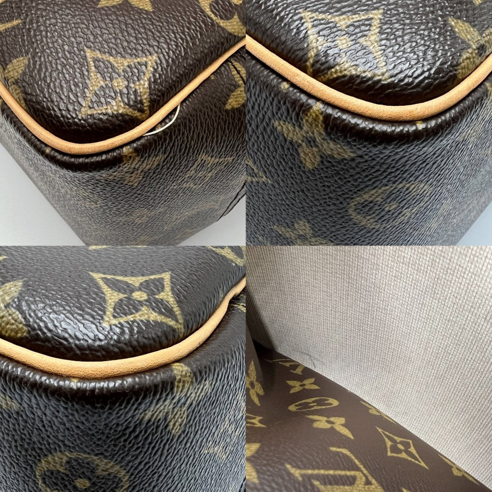 LOUIS VUITTON ルイヴィトン ハンドバッグ ドーヴィル ミニボストンバッグ ボーリングバッグ 鞄 かばん M47270 モノグラムキャンバス ブラウン 茶 ゴールド金具 レディース【中古品】