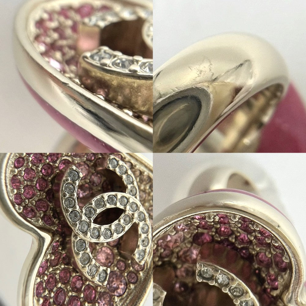 【開店SALE】 CHANEL シャネル 指輪 リング ハートグラデーション ココマーク アクセサリー GP カラーストーン 約12号 23P ゴールド ピンク レディース 約20.6g 2023年【中古品】