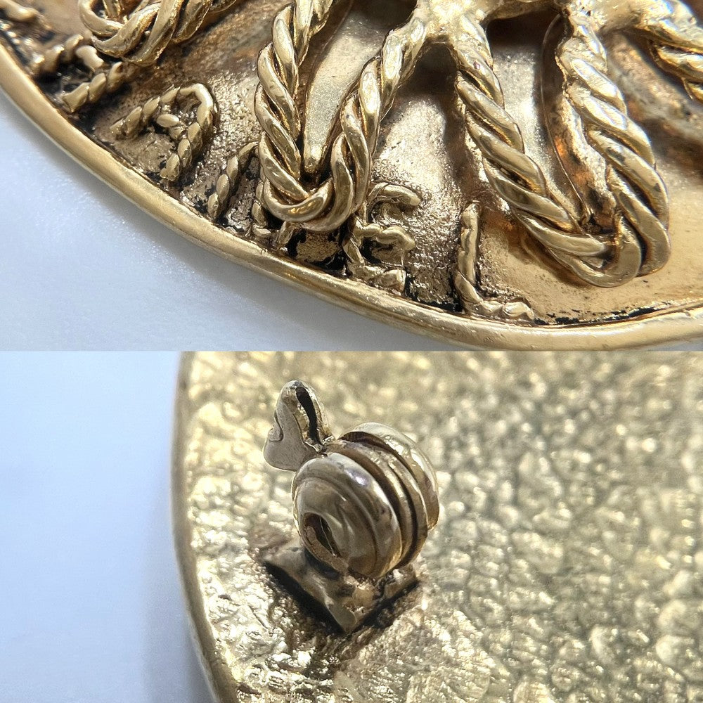【開店SALE】 CHANEL シャネル ブローチ ラウンド ココマーク アクセサリー ヴィンテージ GP 94A ゴールド レディース 約40.4g 1994年【中古品】