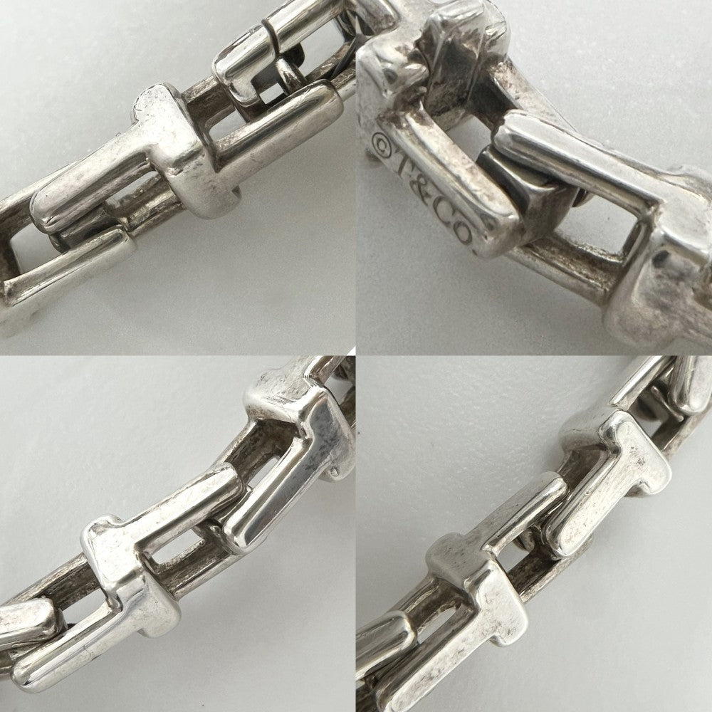 TIFFANY&Co. ティファニー ブレスレット Tナロー チェーン ジュエリー アクセサリー SV925 シルバー925 ユニセックス 約12.7g【中古品】