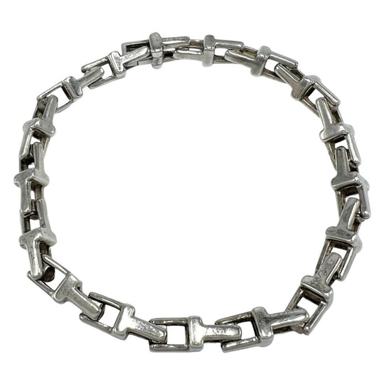 TIFFANY&Co. ティファニー ブレスレット Tナロー チェーン ジュエリー アクセサリー SV925 シルバー925 ユニセックス 約12.7g【中古品】