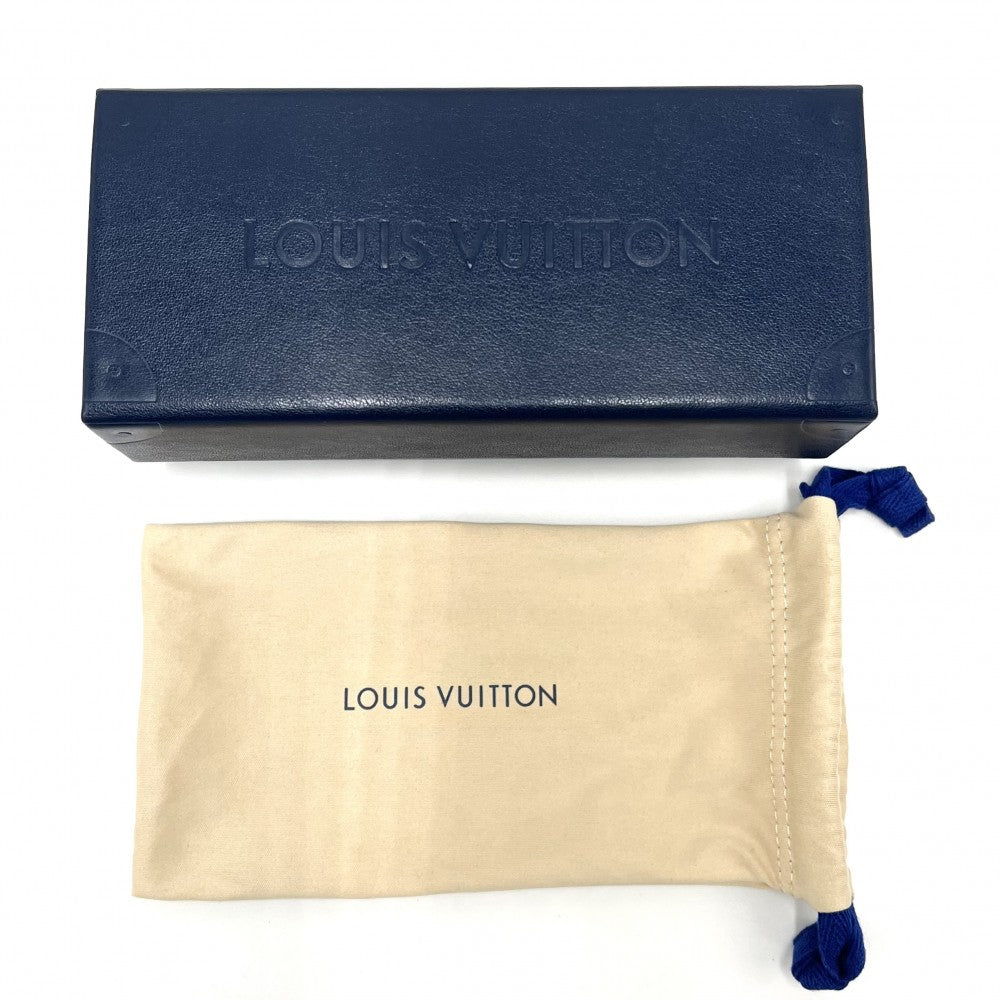 【開店SALE】 LOUIS VUITTON ルイヴィトン サングラス モノグラムフラワー サングラス･LV ムーン･メタル スクエア アイウェア 眼鏡 グラデーション Z1994U メタル ライトトータスシェル ゴールド金具 レディース【中古品】