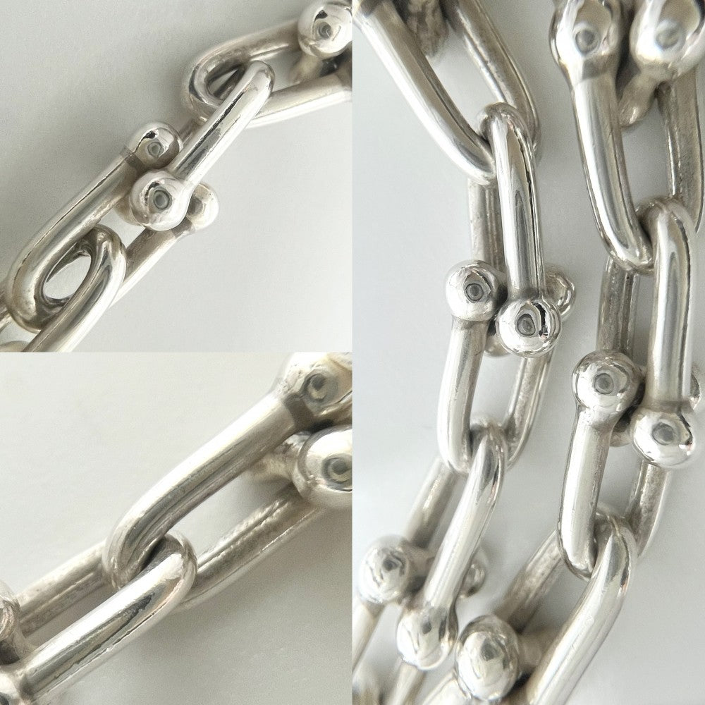 TIFFANY&Co. ティファニー ネックレス ハードウェア スモールリンク ロングネックレス ジュエリー アクセサリー メンズ レディース シルバー925 ユニセックス 約44.3g【中古品】