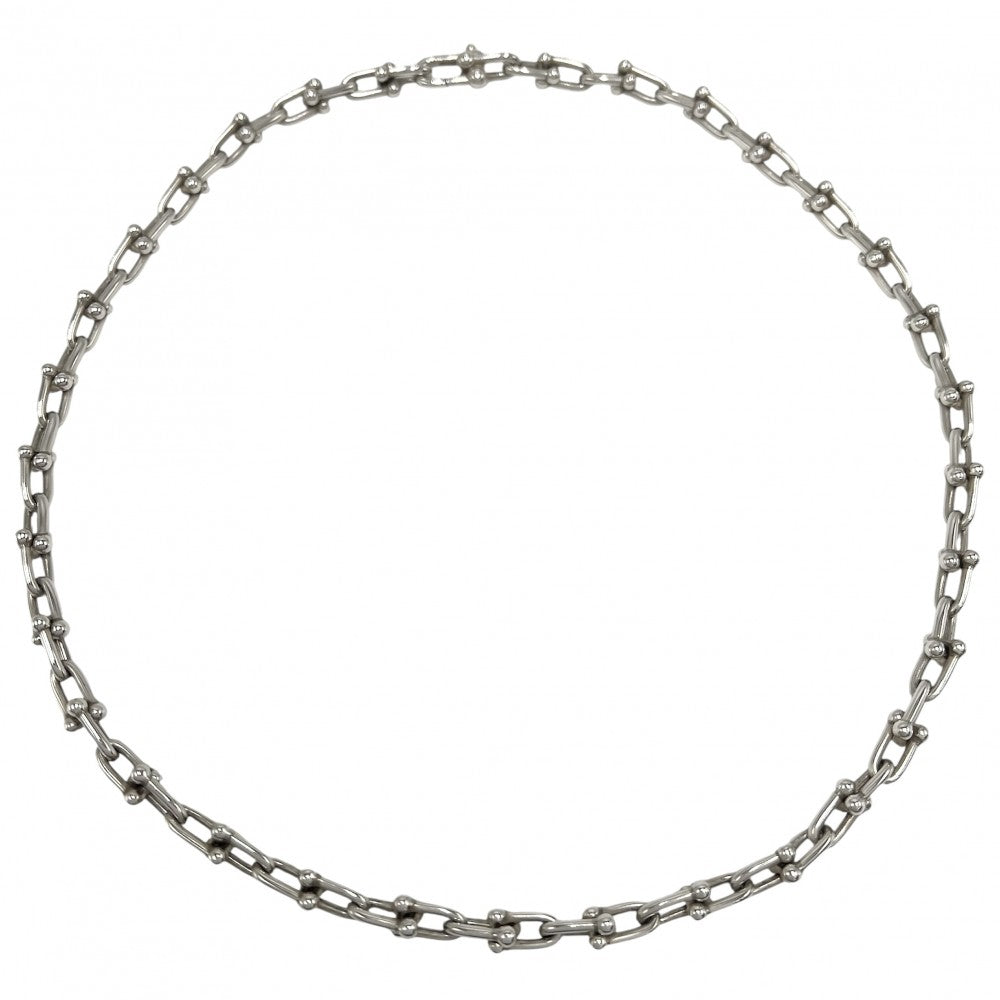 TIFFANY&Co. ティファニー ネックレス ハードウェア スモールリンク ロングネックレス ジュエリー アクセサリー メンズ レディース シルバー925 ユニセックス 約44.3g【中古品】