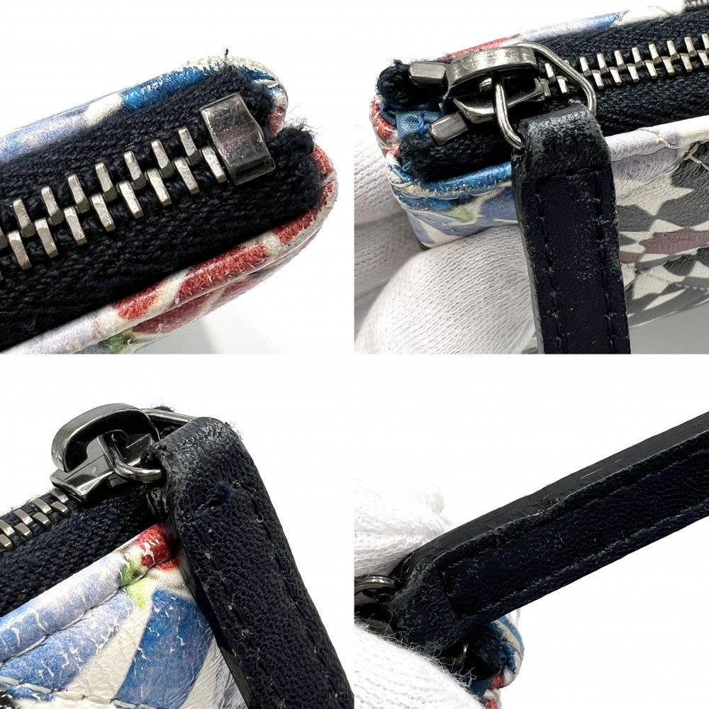【開店SALE】 CHANEL シャネル クラッチバッグ マトラッセ クリスマス限定 セカンドバッグ レザー ブラック 黒 マルチカラー ガンメタル金具 レディース【中古品】