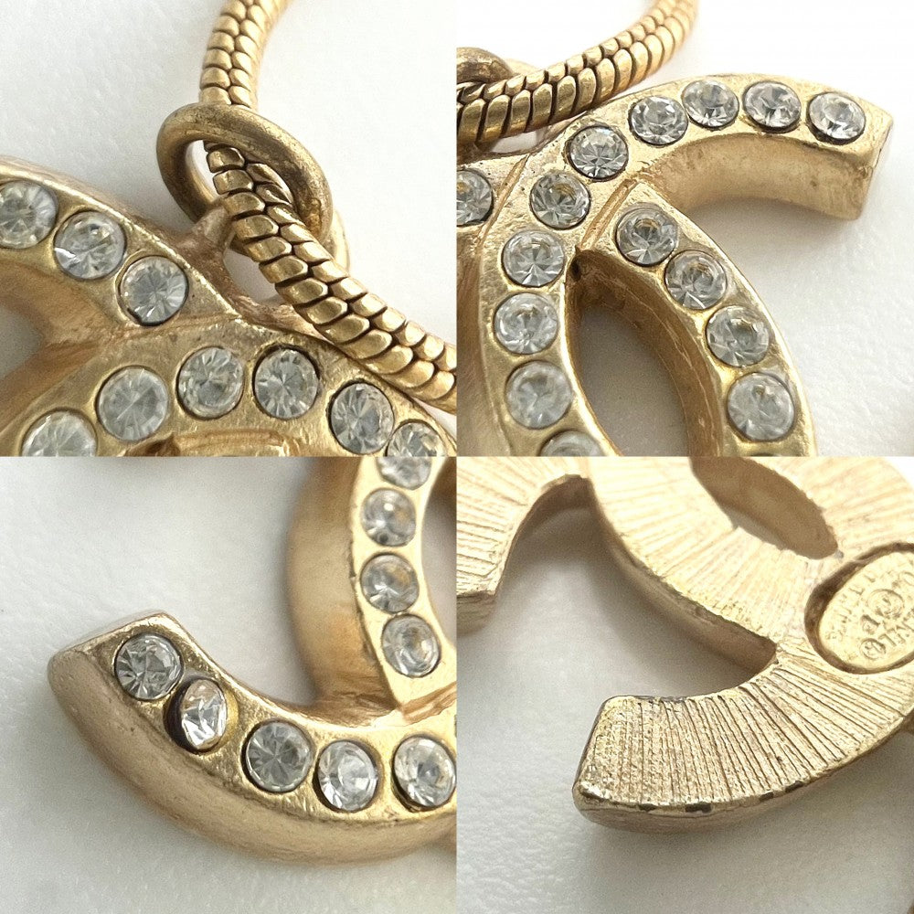 【開店SALE】 CHANEL シャネル ブレスレット アクセサリー ハート ココマーク ダブル 01P ゴールド レディース 約11.3g 2001年【中古品】