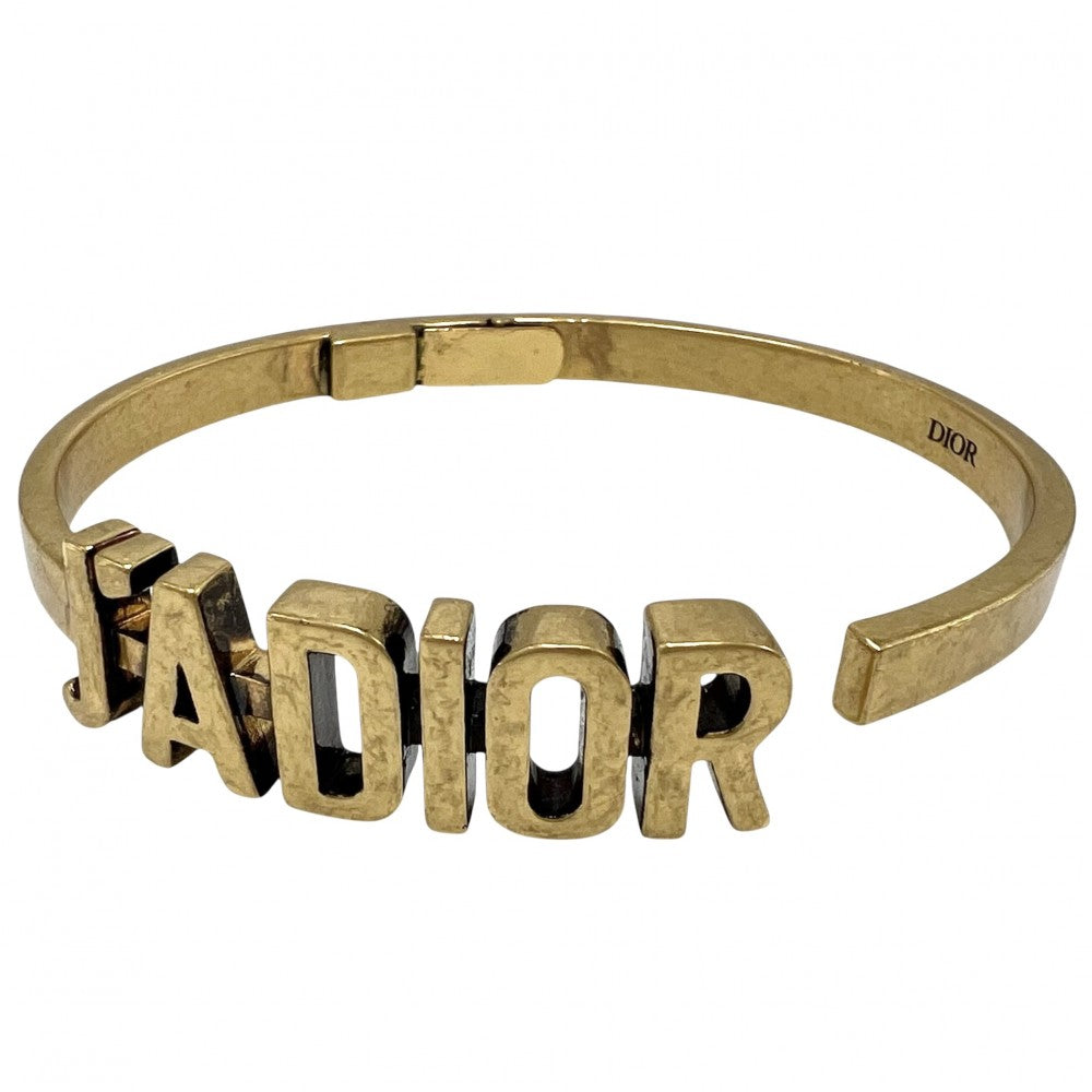 Dior ディオール バングル J'ADIOR ジャディオール アクセサリー ブレスレット ゴールド レディース 約22.2g【中古品】