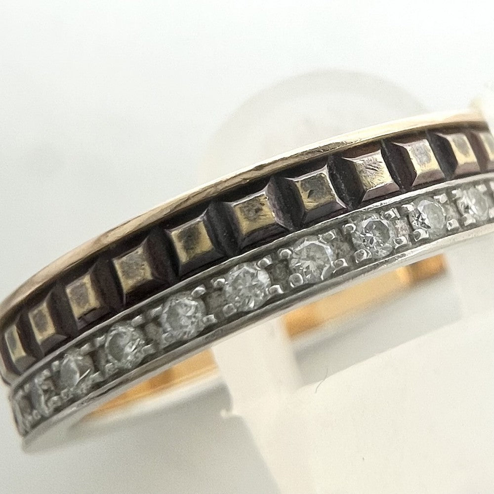 Boucheron ブシュロン 指輪 キャトルクラシック ジュエリー アクセサリー 47サイズ Au750 18金PG K18ピンクゴールド ダイヤモンド 約7号 レディース 約3.2g【中古品】