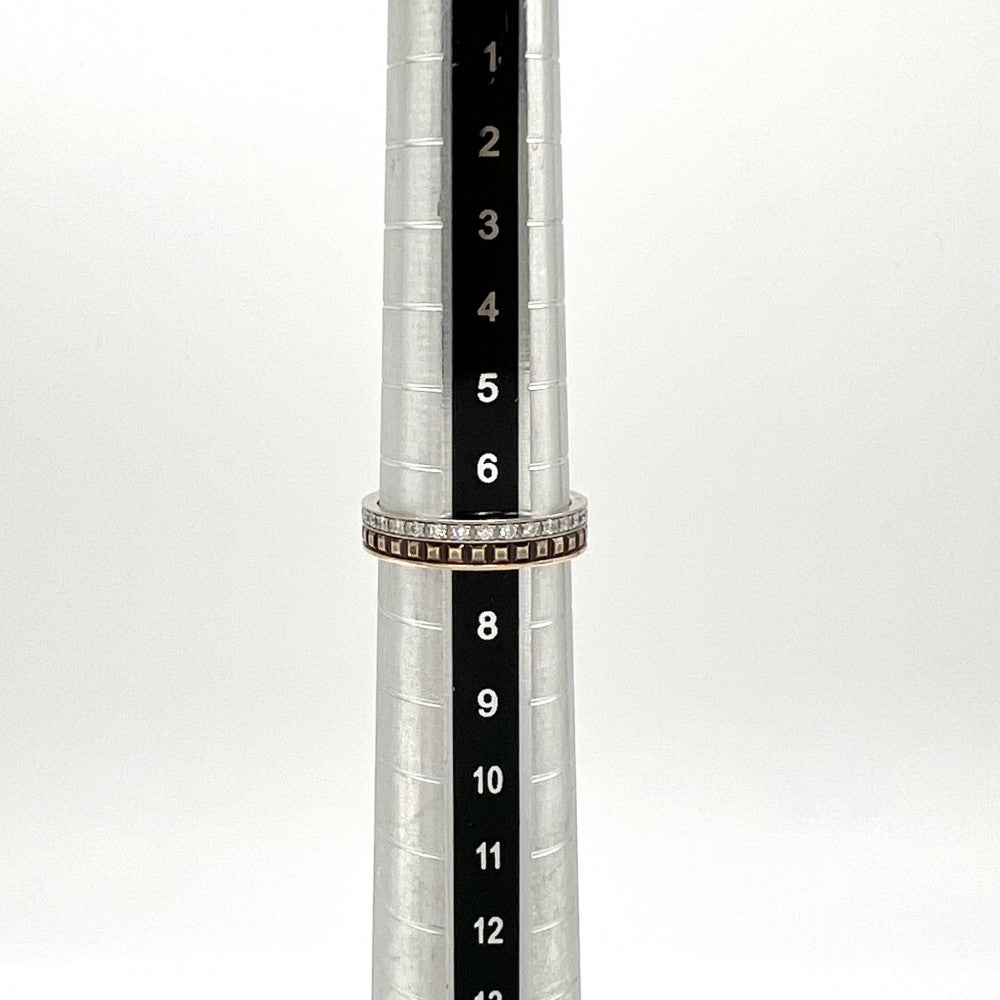 Boucheron ブシュロン 指輪 キャトルクラシック ジュエリー アクセサリー 47サイズ Au750 18金PG K18ピンクゴールド ダイヤモンド 約7号 レディース 約3.2g【中古品】