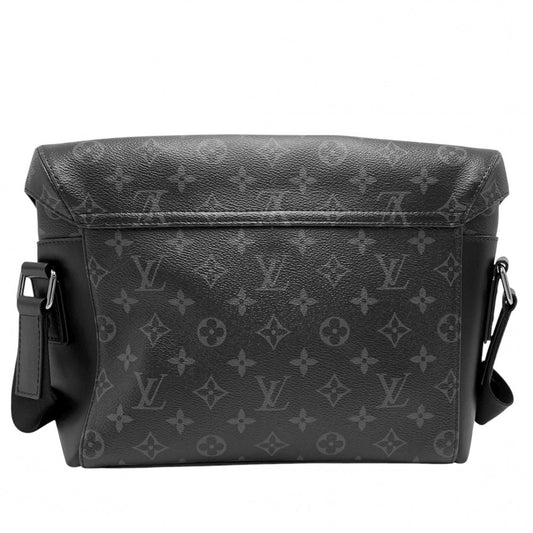 【開店SALE】 LOUIS VUITTON ルイヴィトン ショルダーバッグ モノグラムエクリプス メッセンジャー･ヴォワヤージュPM メッセンジャーバッグ M40511 ブラック 黒 シルバー金具 メンズ【中古品】