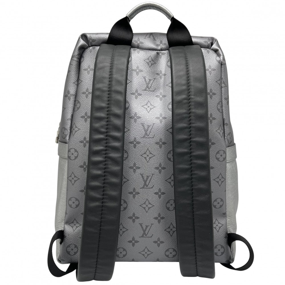 LOUIS VUITTON ルイヴィトン リュック モノグラムエクリプス ディスカバリーバックパックPM タイガ 大容量 通勤 通学 M30835 メタリックグレー シルバー金具 メンズ【中古品】