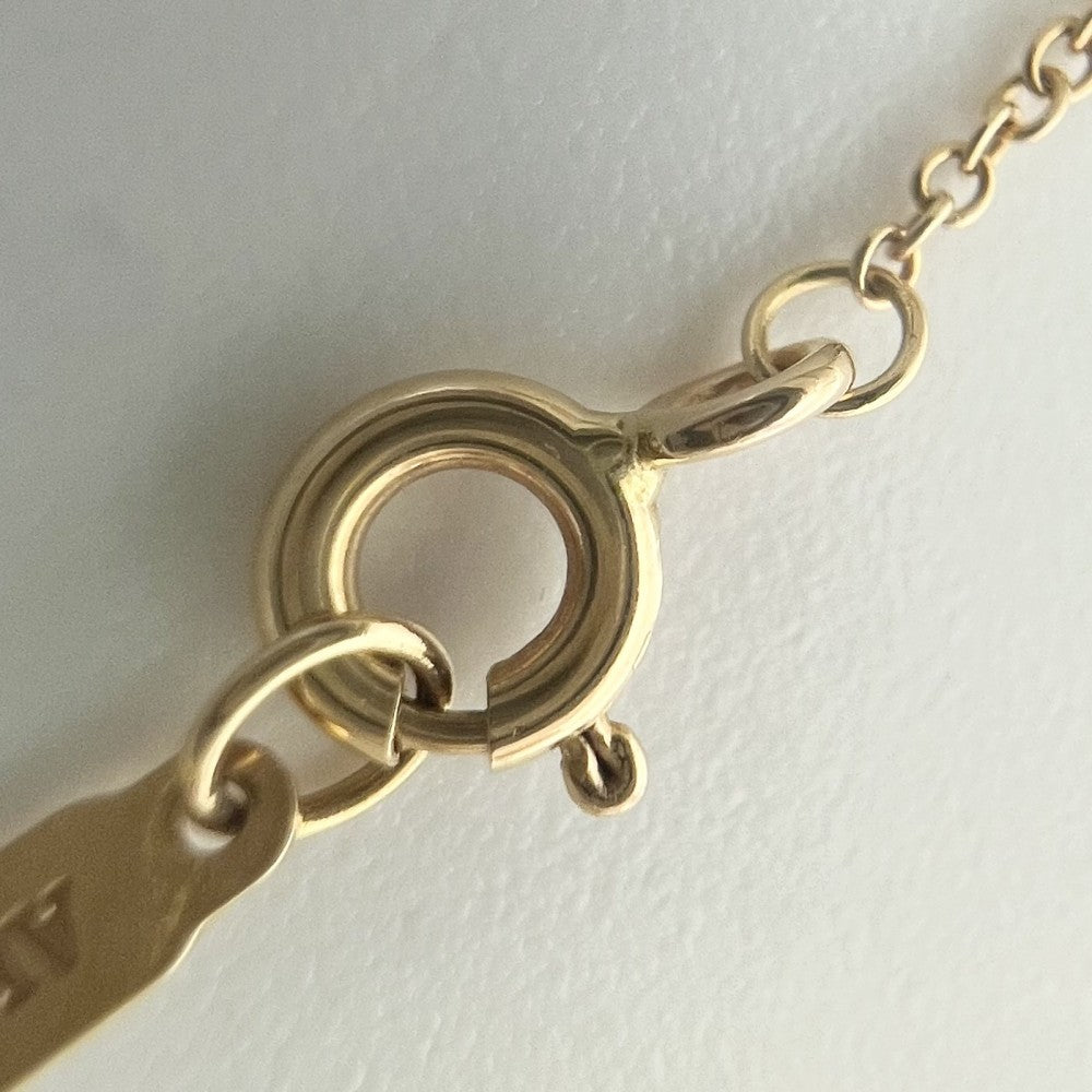 TIFFANY&Co. ティファニー ネックレス ハート ジュエリー アクセサリー Au750 18金 K18ゴールド ダイヤモンド レディース 約2.4g【中古品】