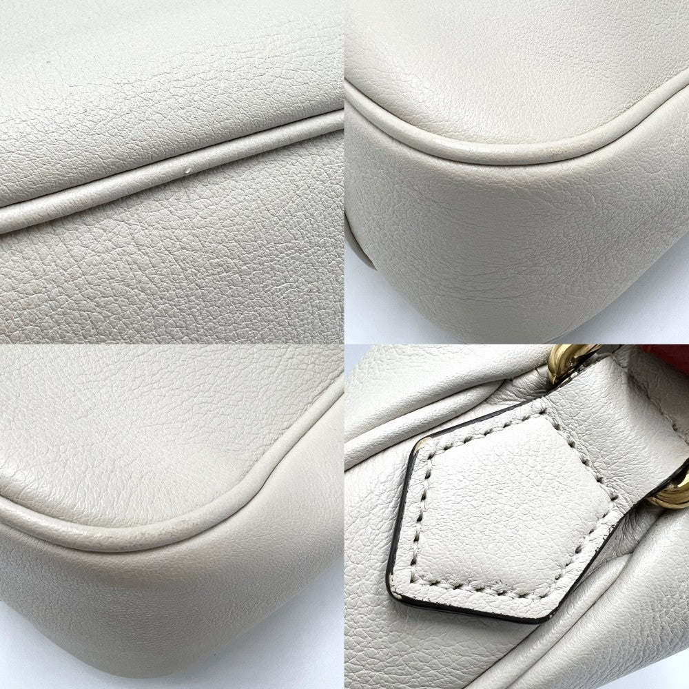 GUCCI グッチ 2WAY ダイアナミディアム バンブー ハンドバッグ ショルダーバッグ 746124 アイボリー ブラウン 茶 ゴールド金具 レディース【中古品】