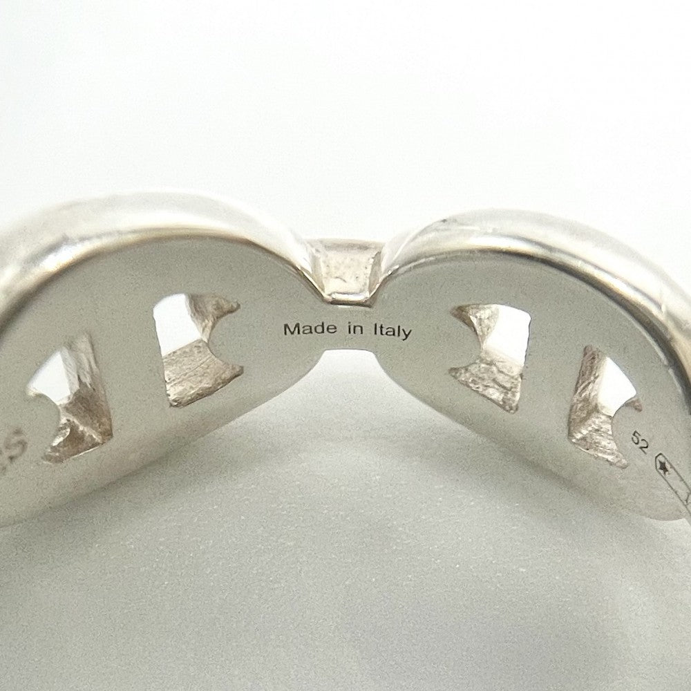 【開店SALE】 HERMES エルメス 指輪 シェーヌダンクル アンシェネ アクセサリー ジュエリー 小物 52サイズ シルバー925 約11.5号 レディース 約5.6g【中古品】