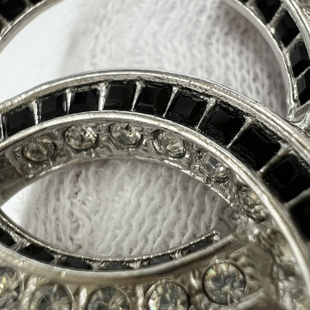 CHANEL シャネル ネックレス ココマーク ロングネックレス アクセサリー ラインストーン B17P シルバー レディース 約13.4g 2017年【中古品】