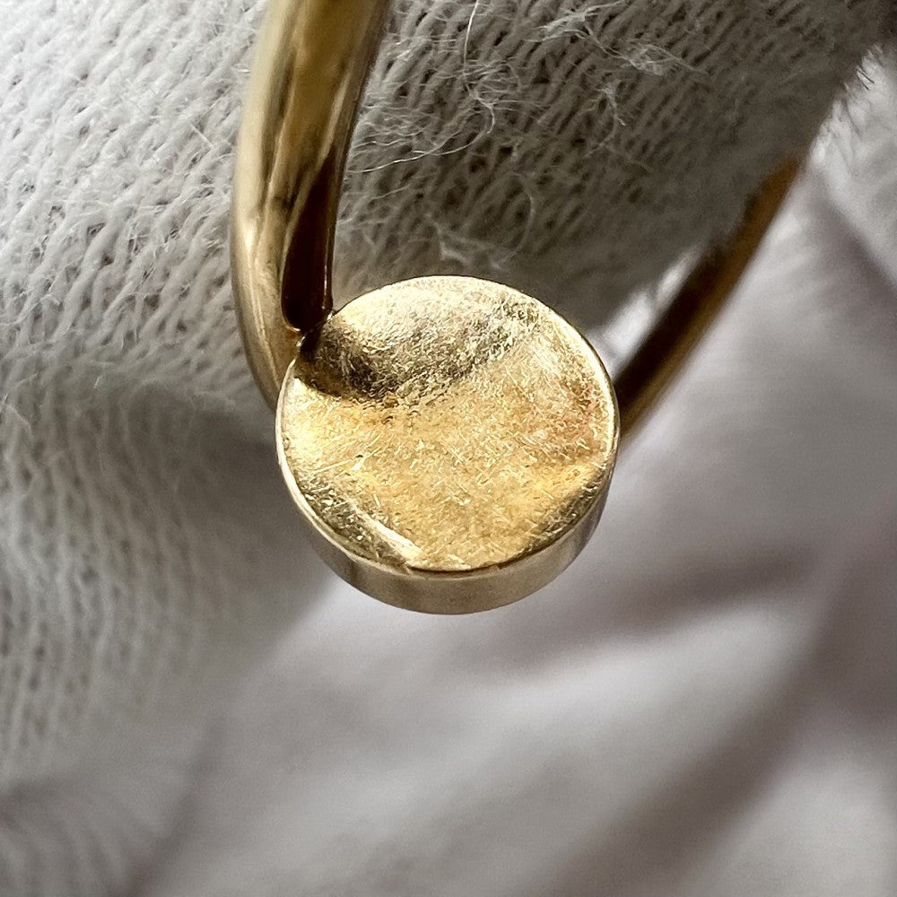 CARTIER カルティエ 指輪 ジュストアンクル リング ジュエリー 釘 アクセサリー Au750 18金YG 62サイズ メンズ レディース K18イエローゴールド 約20号 ユニセックス 約3.9g【中古品】