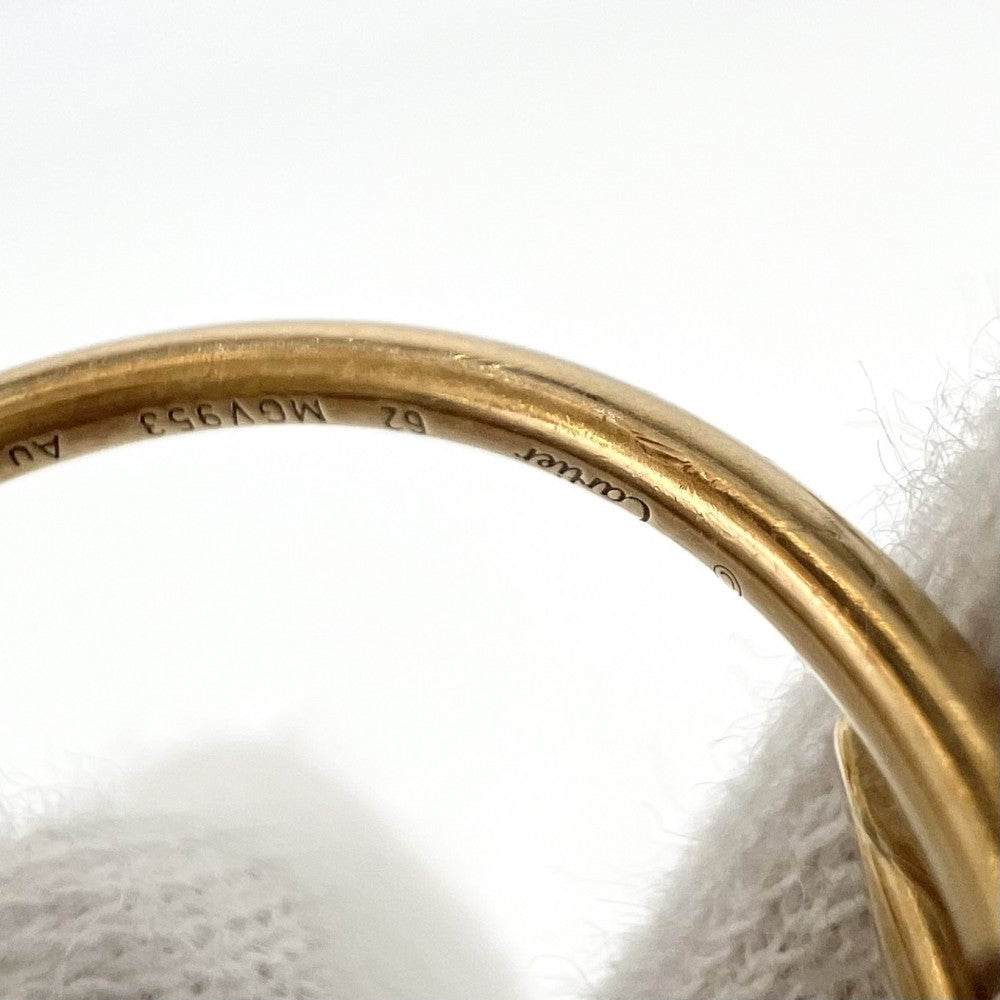 CARTIER カルティエ 指輪 ジュストアンクル リング ジュエリー 釘 アクセサリー Au750 18金YG 62サイズ メンズ レディース K18イエローゴールド 約20号 ユニセックス 約3.9g【中古品】