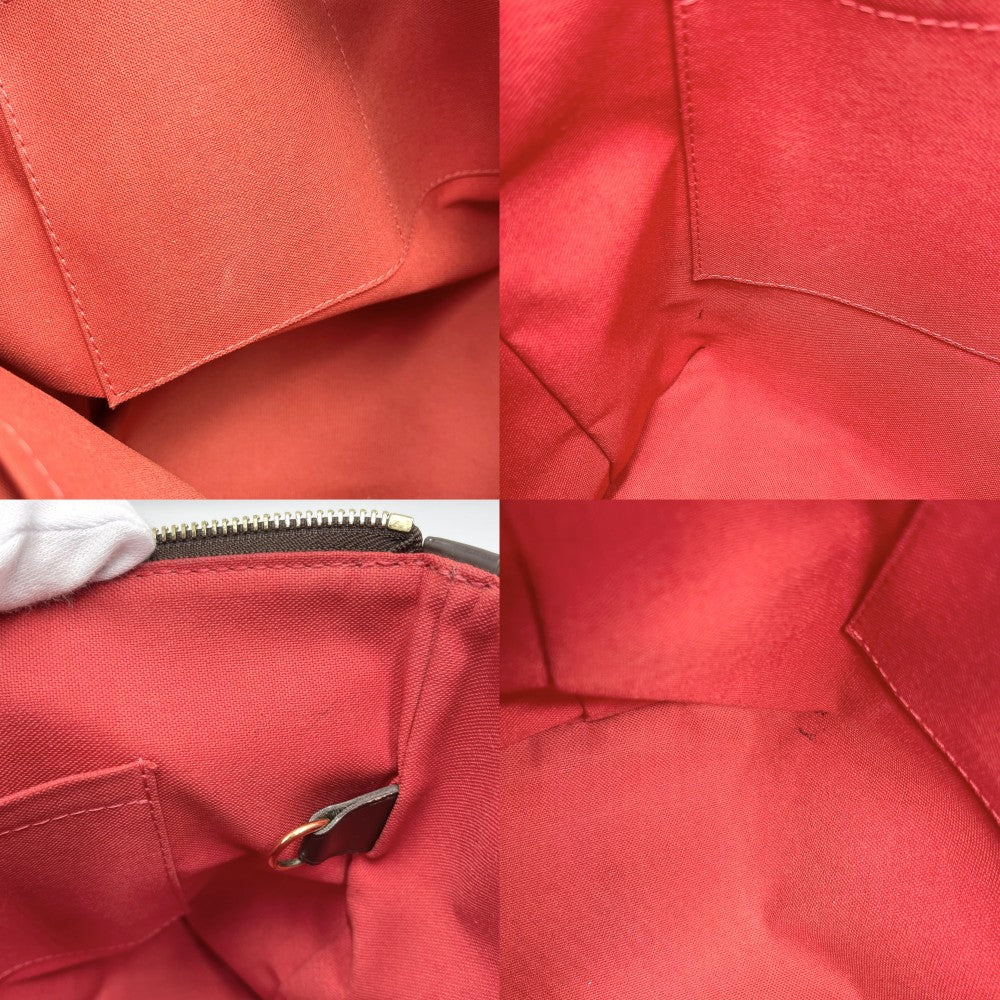 【開店SALE】 LOUIS VUITTON ルイヴィトン トートバッグ トータリーPM ハンドバッグ TOTALLY N41282 ダミエキャンバス ブラウン 茶 ゴールド金具 レディース【中古品】