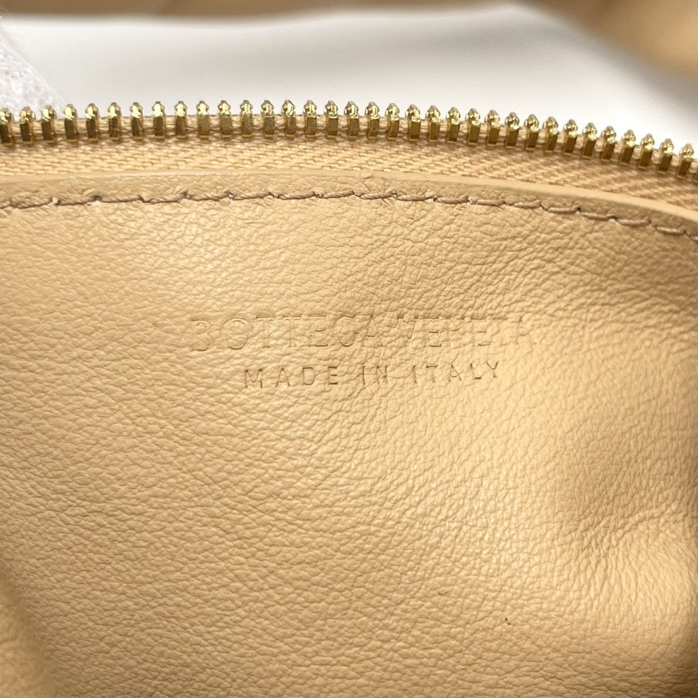BOTTEGAVENETA ボッテガヴェネタ ハンドバッグ ダブルノット レザー ブラウン 茶 ゴールド金具 レディース【中古品】