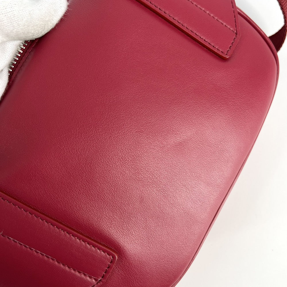 【開店SALE】 Dior ディオール ボディバッグ オブリーク ギャラクシー ショルダーバッグ ワールドツアー サドルバッグ ウエストバッグ レザー レッド 赤 シルバー金具 メンズ【中古品】